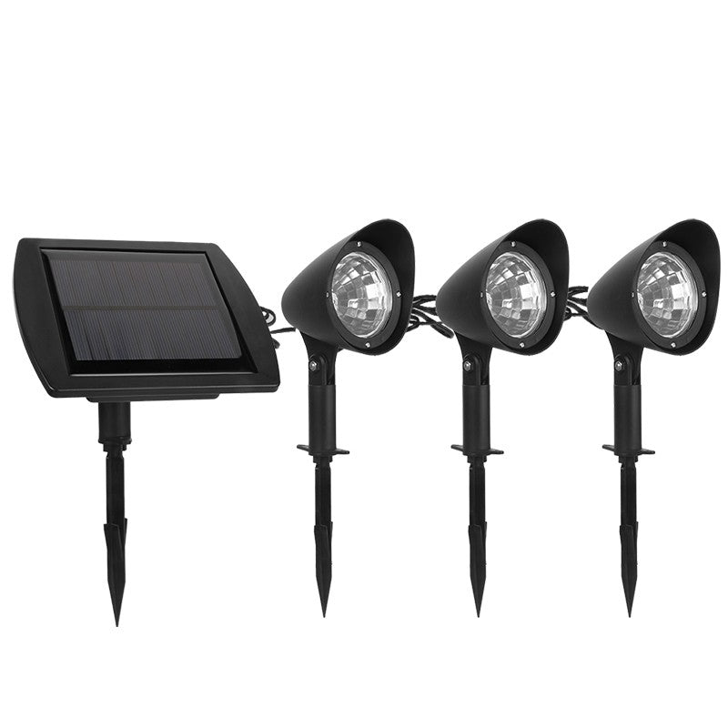 Lampa solara de tip decoratiune pentru gradina, Vivimall, model 3 felinare, alb rece
