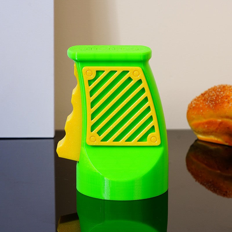 Desfacator Doze, Vivimall, din ABS, 10.7 x 8 cm, Manual, Galben/Verde - vivimall.ro