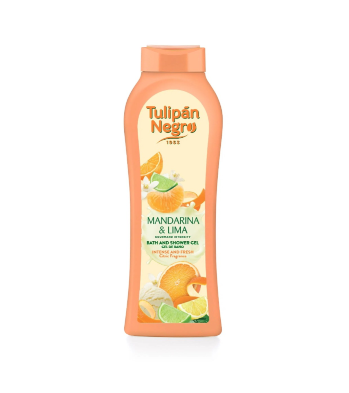 Gel de Dus Tulipan Negro Mandarin și Lime 650ml – Revitalizează-ți Pielea