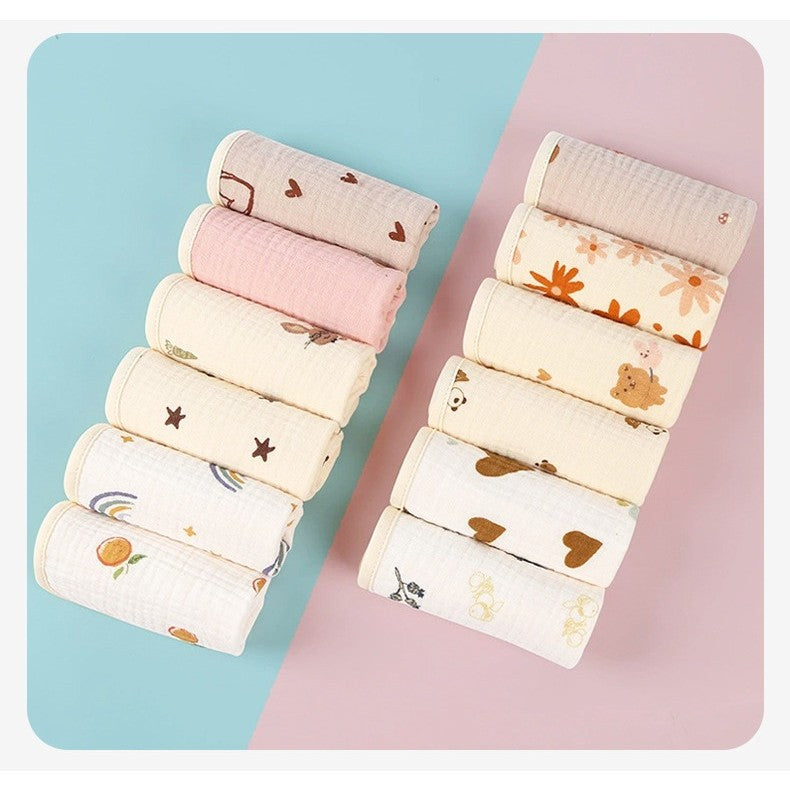 Prosop Absorbant, Flippy, din Bumbac, 25 x 25 cm, Model Inimioare, cu Agatatoare, Maro