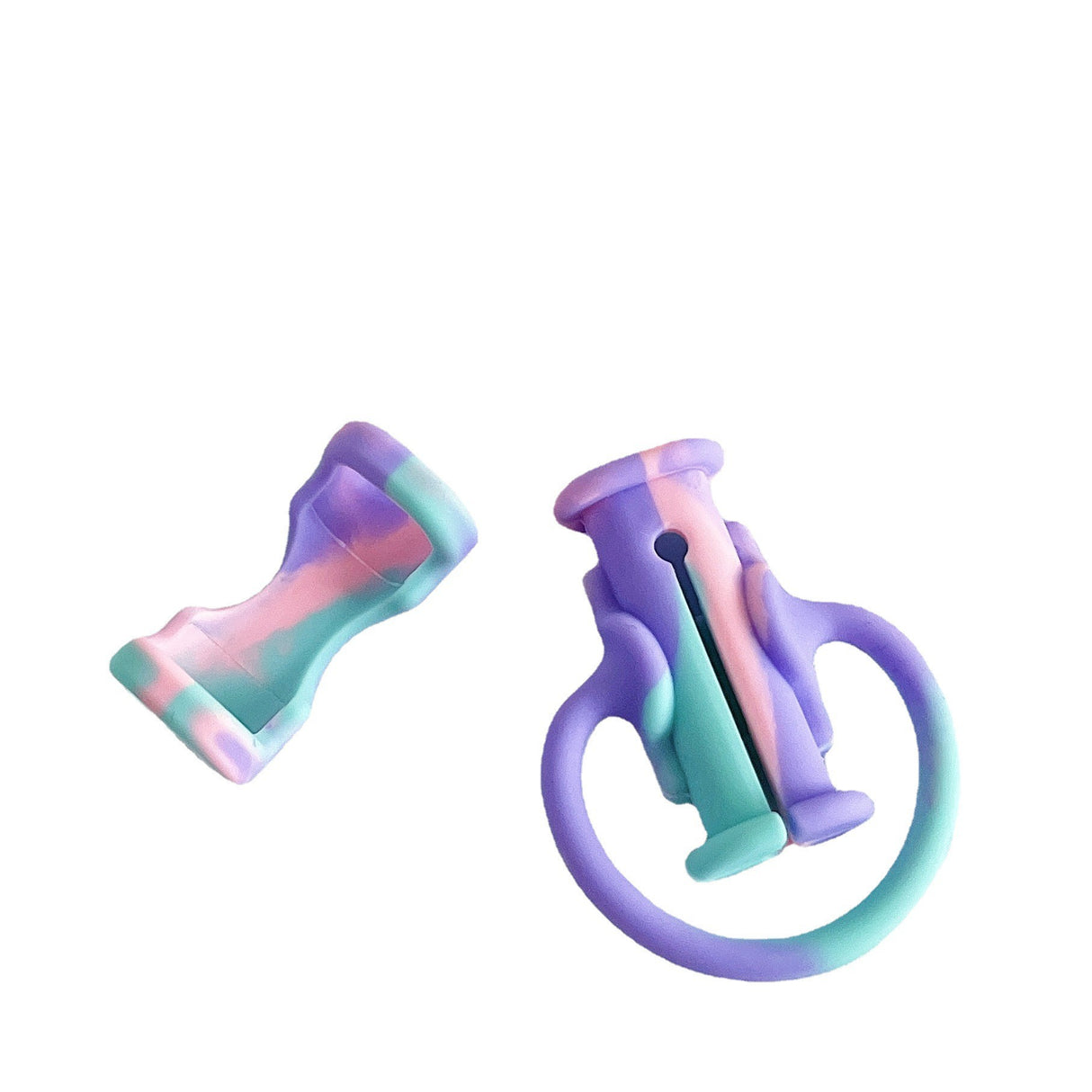 Protectie cablu USB, din silicon, model 2, multicolor - vivimall.ro