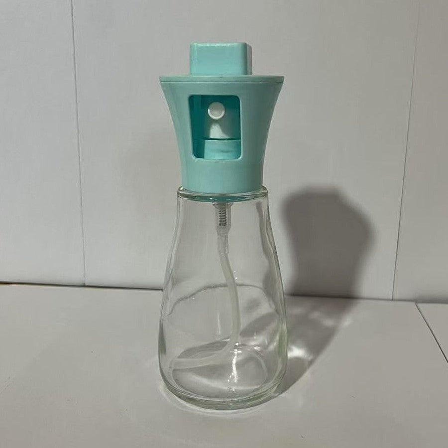 Pulverizator pentru Ulei, Vivimall, Pulverizator din Sticla pentru Otet sau Alte Lichide de Gatit, Simplu Reincarcabil, Multifunctionale, 17.3 x 5.6 cm, Capacitatea 170 ml, Albastru - vivimall.ro
