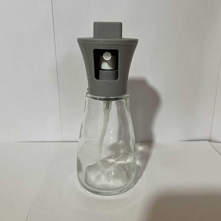 Pulverizator pentru Ulei, Vivimall, Pulverizator din Sticla pentru Otet sau Alte Lichide, Simplu Reincarcabil, Multifunctionale, 17.3 x 5.6 cm, Capacitatea 170 ml, Gri - vivimall.ro
