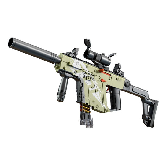 Pusca De Jucarie Eon Ultrarealista, Cu Luneta, 20 De Proiectile Din Spuma Moale, 10 Cartuse, 80 Cm, 8 Ani+, Verde - vivimall.ro