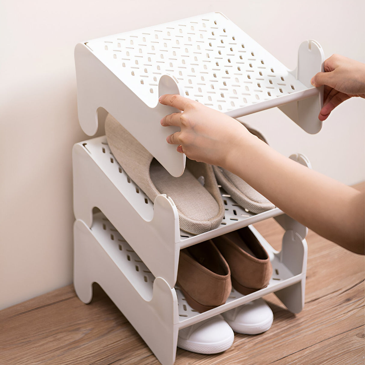 Organizator Pantofi Compact | ShoeLift - vivimall.ro