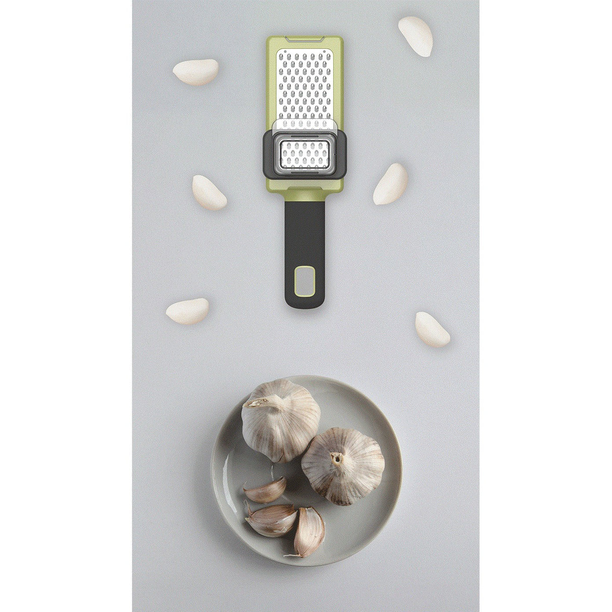 Razatoare Multifunctionala, Vivimall, pentru Ustuoi, Branza, Cascaval, 20.3 x 5.8 x 3.3 cm, Verde/Gri - vivimall.ro