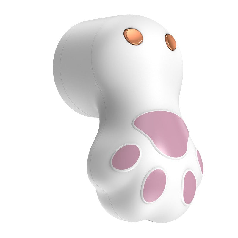 Aparat Pentru Curatat Scame, Par Si Praf, Pentru Diferite Tipuri De Material, Incarcare Usb Type-C, Model Labuta De Pisica, 14X7X7.5 Cm, Alb-Roz - vivimall.ro