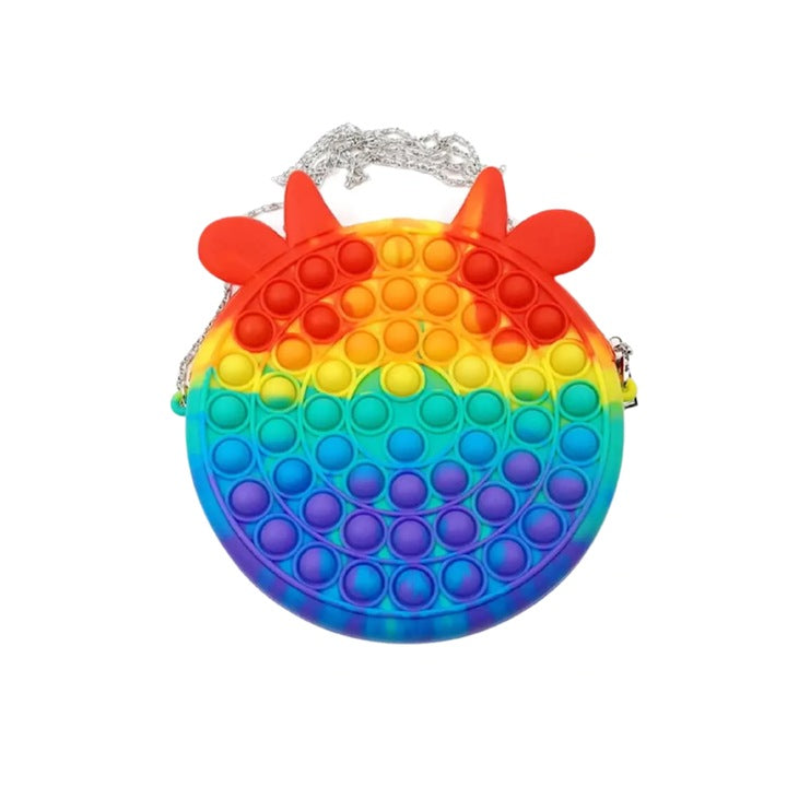 Geanta Pop It Vacuta Curcubeu | BubbleBag 2