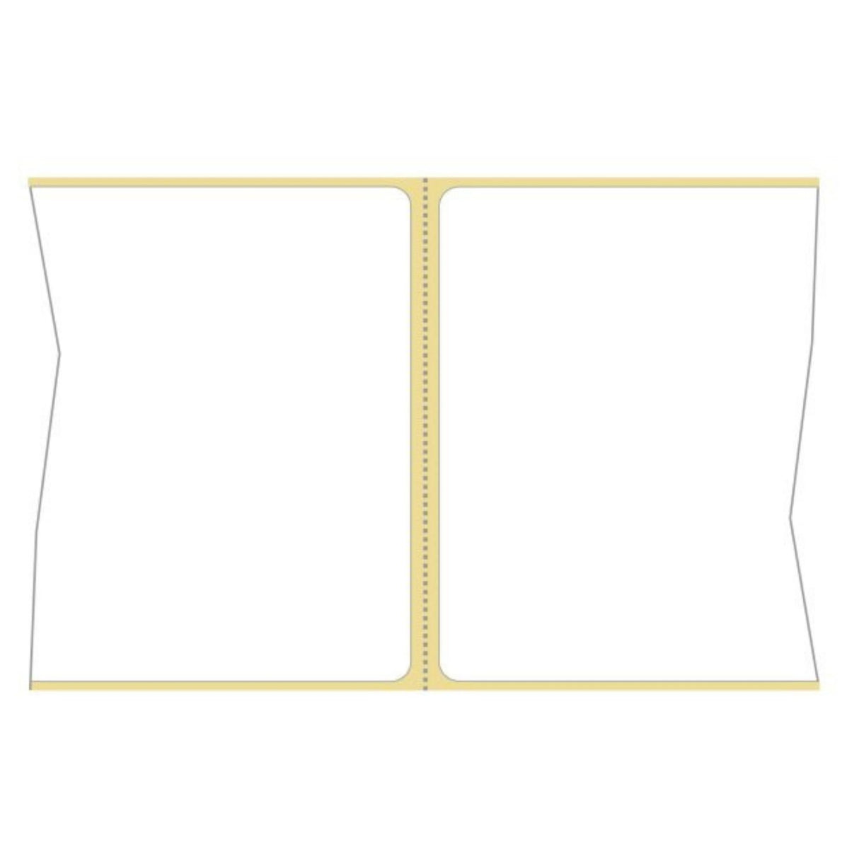 Rola Etichete Termice Autoadezive pentru Imprimante de Etichete, Utilizare AWB, Coletarie si Organizare Produse, 260 Etichete pe Rola, 100 x 150 mm, Alb