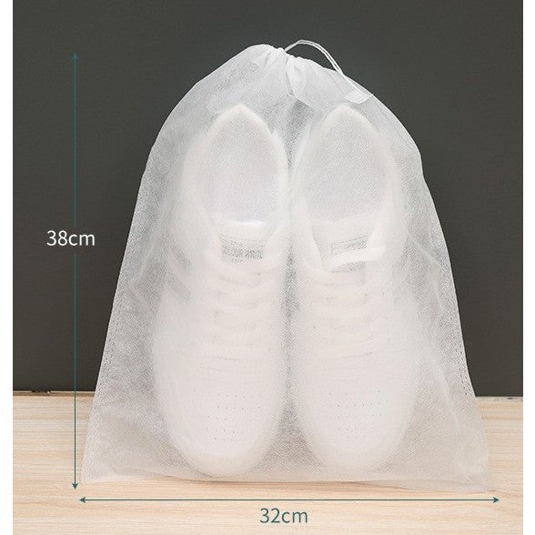 Set 50 De Saci De Depozitare Incaltaminte, De Protectie, Pentru Voiaj, Netesut, Rezistenti La Praf, Protectie Solara, Anti-Ingalbenire, 38X32 Cm, Marime Medie, Transparent - vivimall.ro