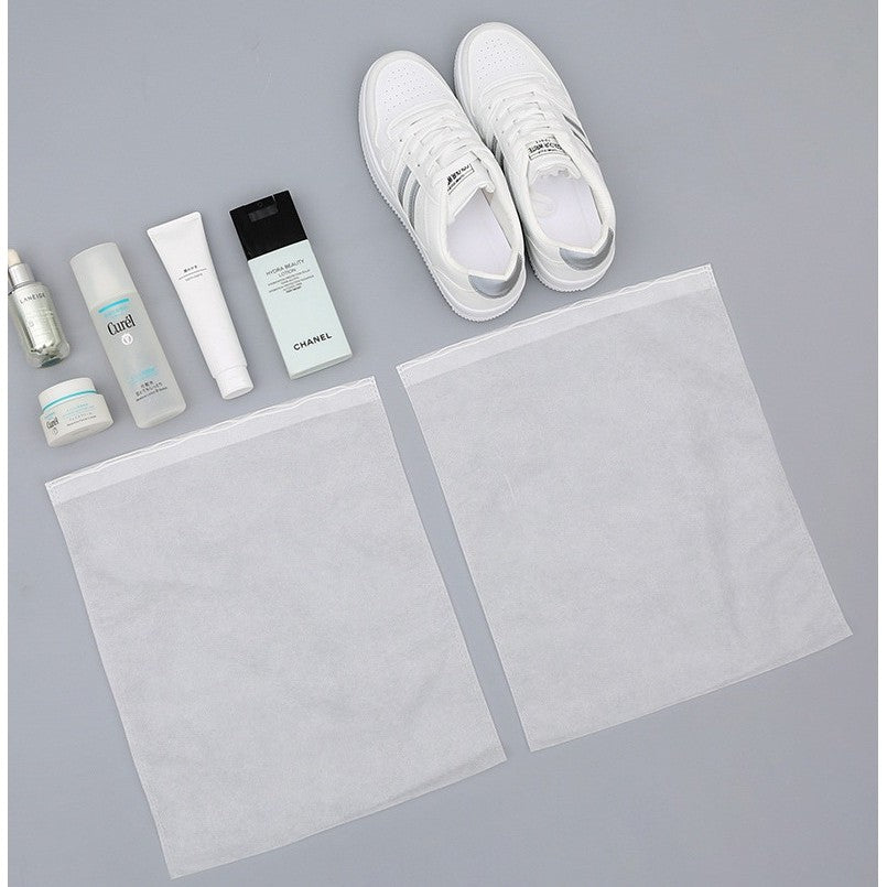 Set 50 de Saci de Depozitare Incaltaminte, Flippy, de Protectie, pentru Voiaj, Netesut, Rezistenti la Praf, Protectie Solara, Anti-Ingalbenire, 48x32 cm, Marime Mare, Transparent