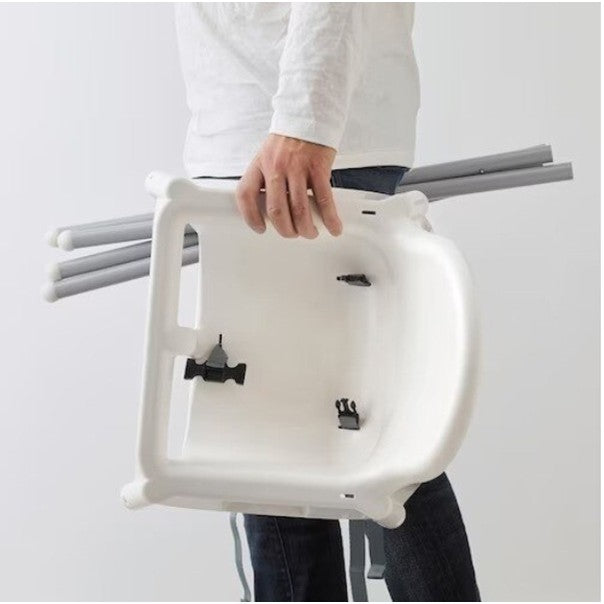 Scaun De Masa, Pentru Bebelusi Si Copii 6-36 Luni, Din Plastic/Metal, Centura In 2 Puncte, Tava Detasabila