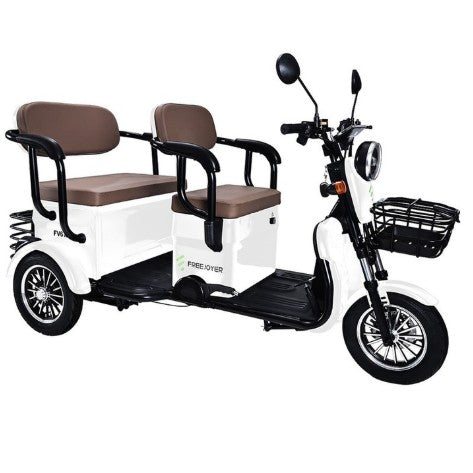 Scuter Electric V6, Vivimall, 1800W, 2200x880x1050mm, 25km/h, LED, Timp de Incarcare 6-8h, Gri - vivimall.ro