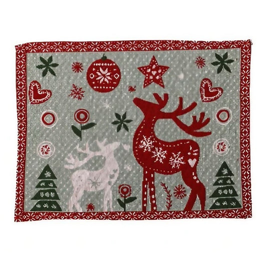 Servet De Masa, Tematica Craciun, Prosop Pentru Masa, Bumbac Si Fibre Sintetice - vivimall.ro