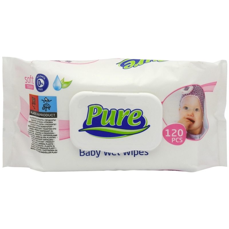 Servetele Umede, Pure, 120 buc Baby