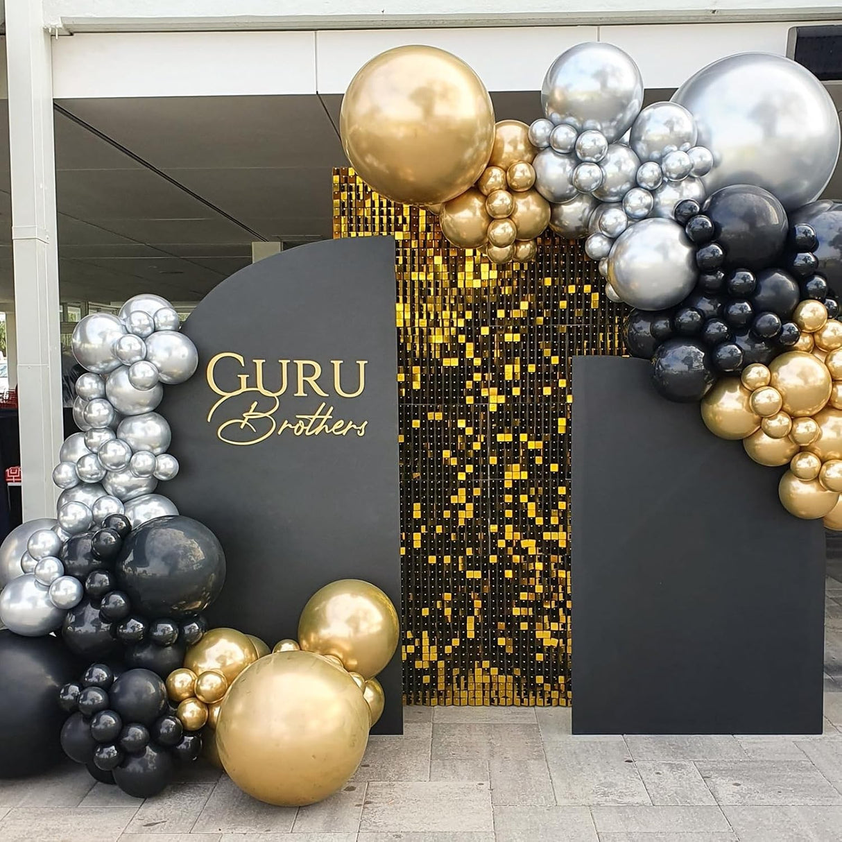 Set 10 Baloane din Latex Chrome, Vivimall, Model Party, 13 cm, Silver, 1 g