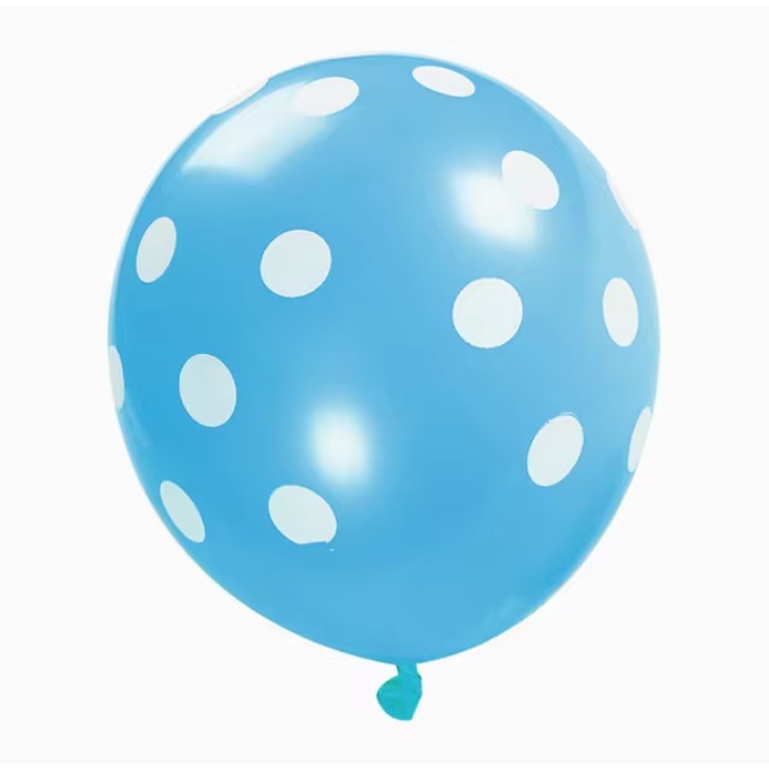 Set 10 Baloane din Latex, Vivimall, Model Party Buline, 2x Albastru, 2x Verde, 2x Mov, 2x Roz, 2x Rosu, 23 cm, 1.4g