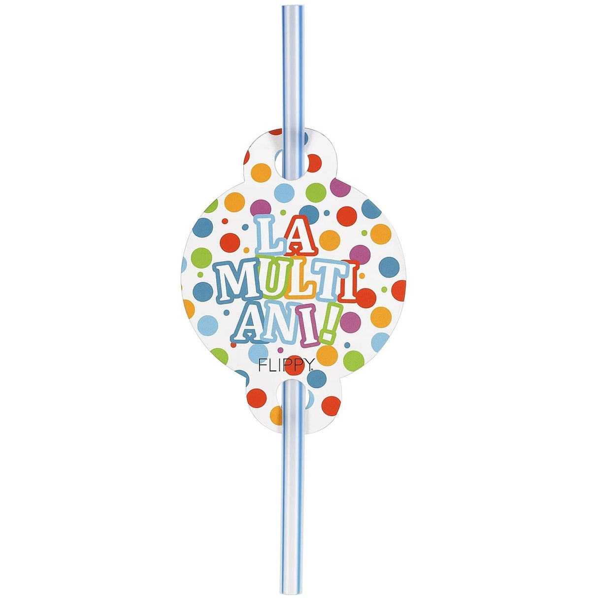 Set 10 Paie, Flippy, Colectia LA MULTI ANI, 27 x 7 cm, din Carton/Plastic, Multicolor