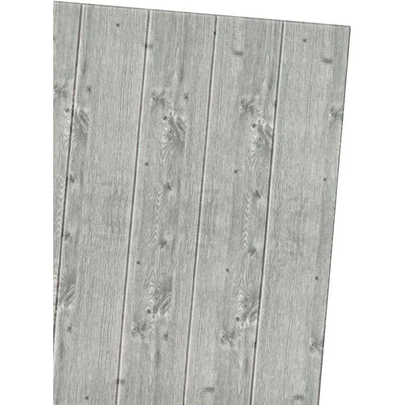 Set 10 Placi Tapet 3D, Vivimall, 70 x 70 cm, Grosime 3 mm, din Rasina, Tip Placi de Lemn, Suprafata Acoperita 4.9 mp, Gri Inchis - vivimall.ro