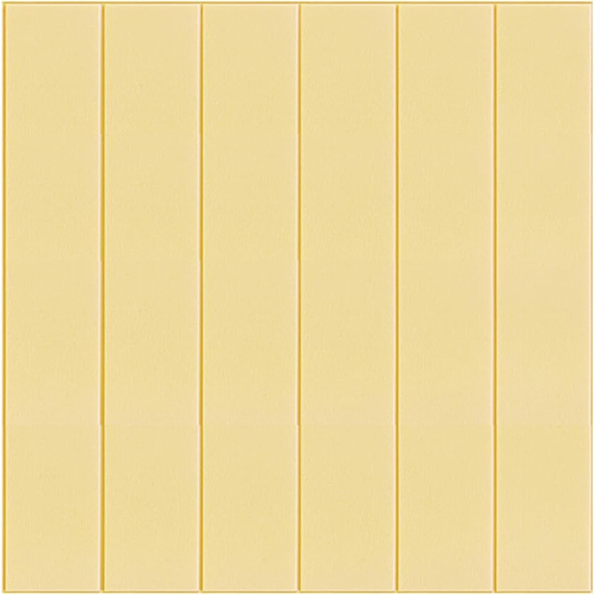 Set 10 Placi Tapet 3D, Vivimall, 70 x 70 cm, Grosime 3 mm, din Rasina, Tip Placi de Lemn, Suprafata Acoperita 4.9 mp, Crem Deschis - vivimall.ro