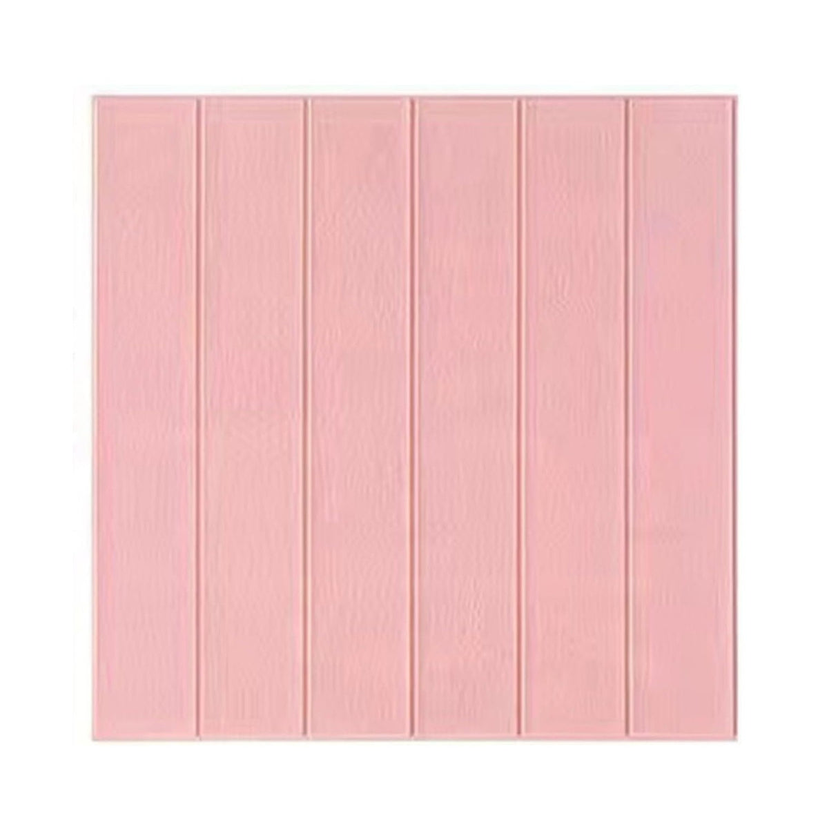 Set 10 Placi Tapet 3D, Vivimall, 70 x 70 cm, Grosime 3 mm, din Rasina, Tip Placi de Lemn, Suprafata Acoperita 4.9 mp, Roz Pudrat - vivimall.ro
