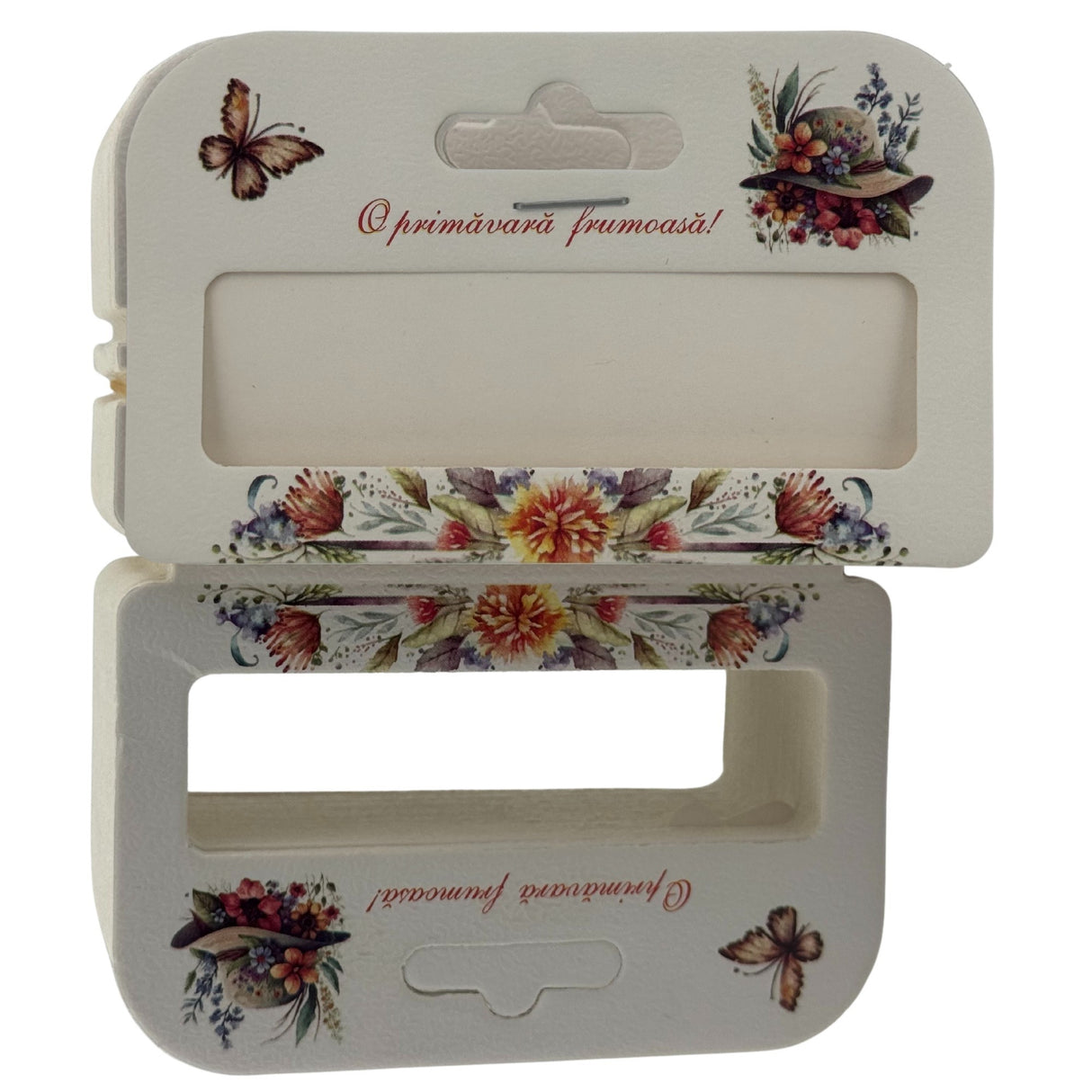 Set 100 Bucati Ambalaje de Carton pentru Martisor, Vivimall, Cutii Bratara, Model Palarie - vivimall.ro