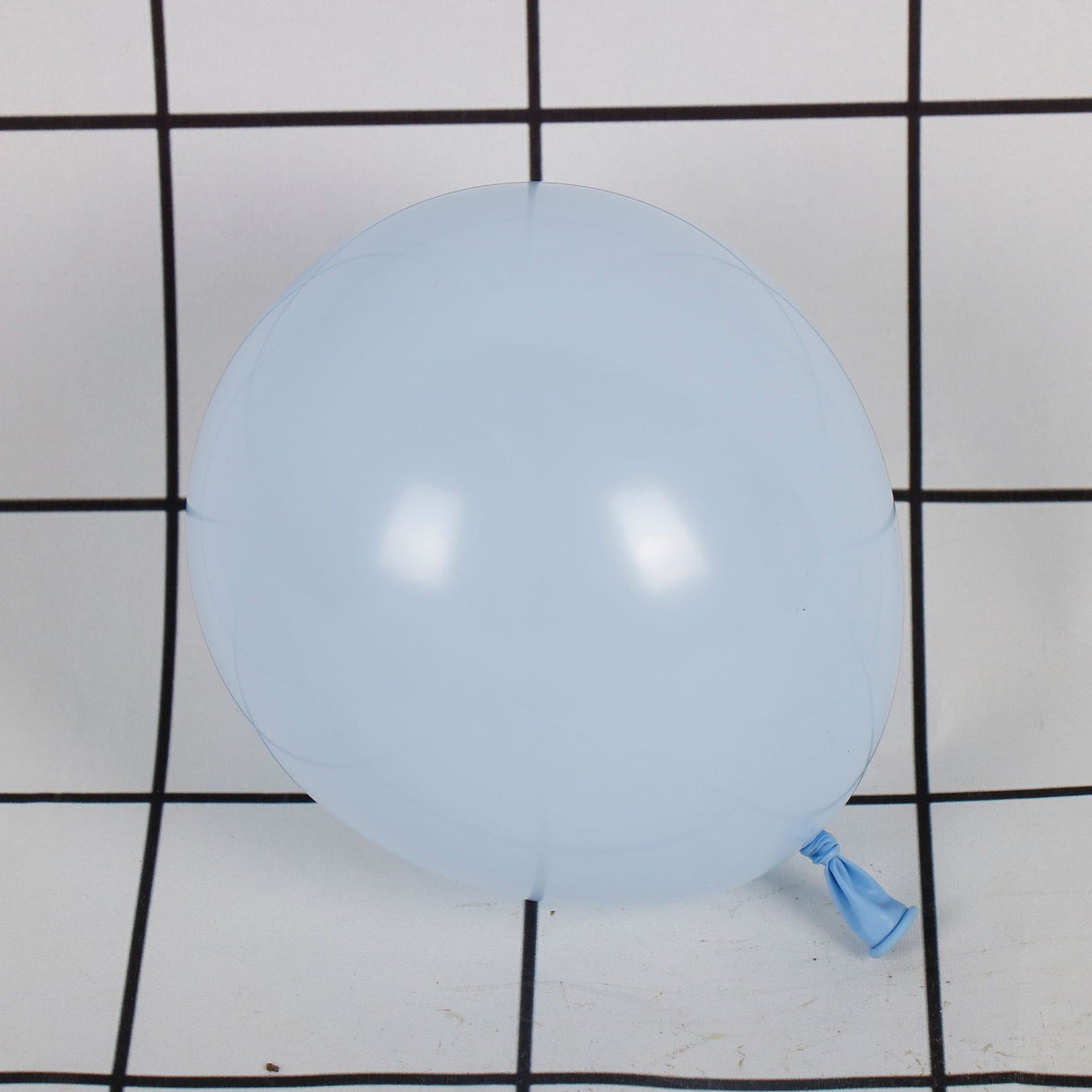 Set 12 Baloane, Flippy, din Latex Macaroon, 30 cm, Bleu - vivimall.ro