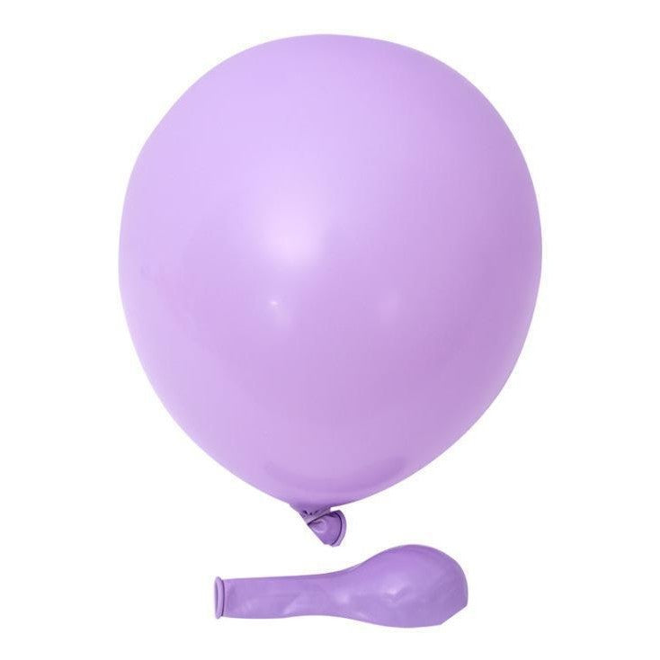 Set 12 Baloane, Vivimall, din Latex Macaroon, 30 cm, Mov - vivimall.ro