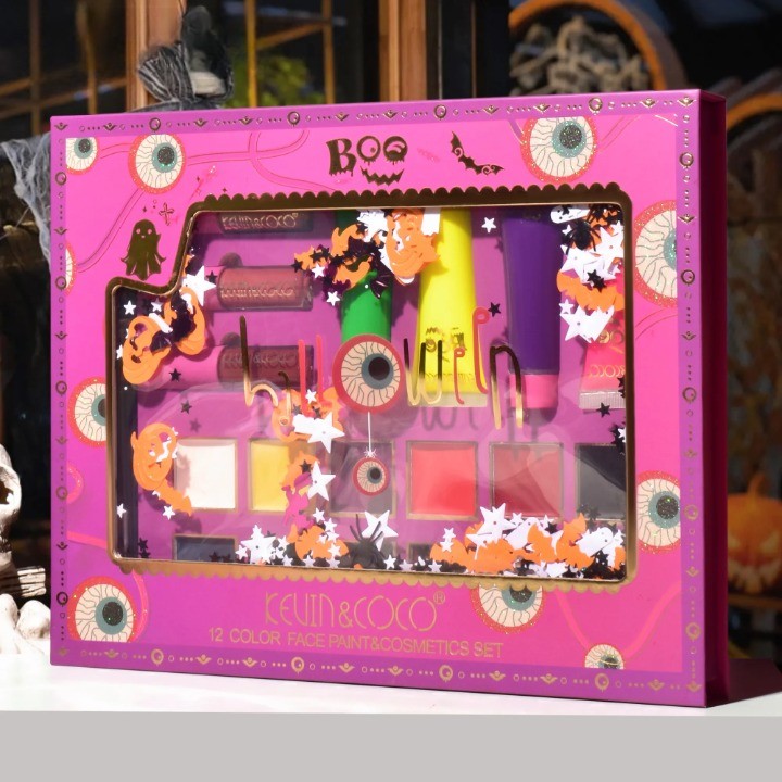 Kit Pictat Fata Halloween 12 Culori | BooMake - vivimall.ro