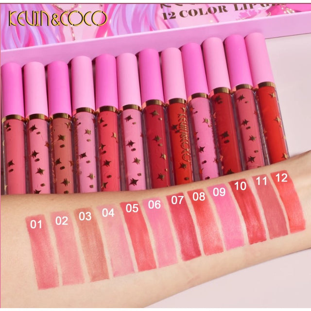 Set 12 Lip Gloss | LipsWow - vivimall.ro
