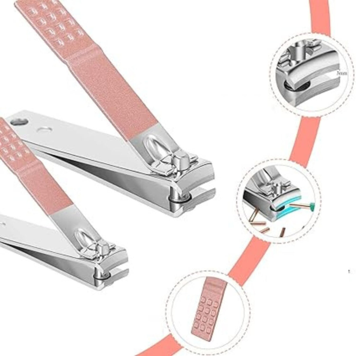 Set 16 Piese de Ingrijire Cosmetica, Vivimall, pentru Manichiura, Pedichiura, Fata, Geanta Organizatoare din Piele Ecologica Inclusa, Roz - vivimall.ro