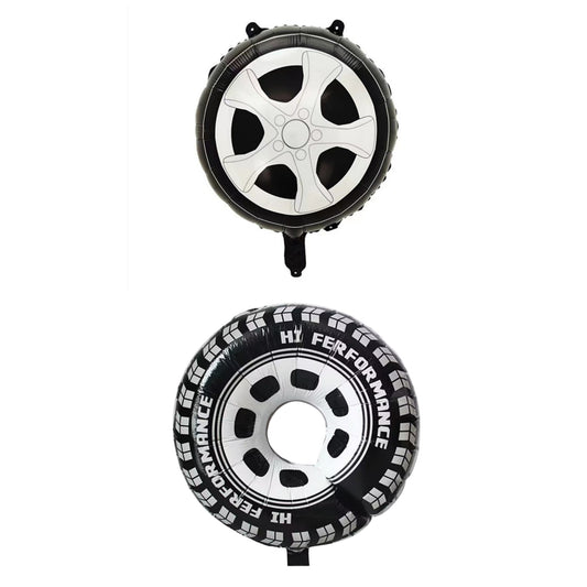 Set 2 Baloane Din Folie Metalizata, Figurine Roti, 75-80 Cm Cm, Ambalaj Individual, Pai Inclus, Umflare Cu Aer Sau Heliu - vivimall.ro