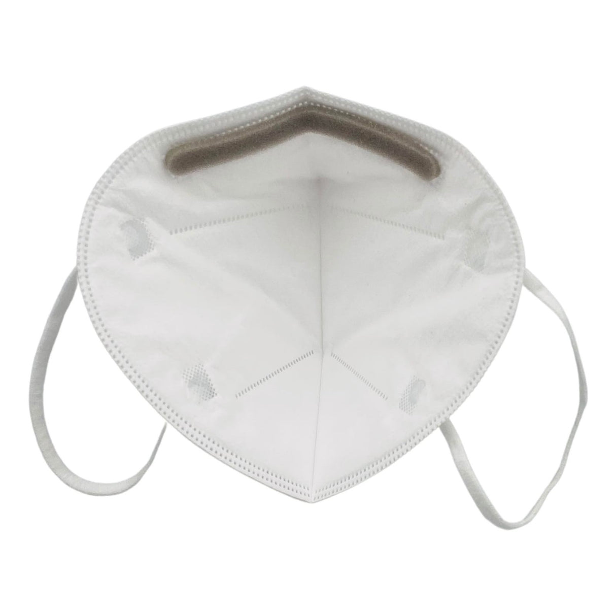 Set 2 bucati Masca de protectie faciala, Flippy®️, de unica folosinta, FFP2 CE 2163, 5 straturi, nesterila, ambalaj individual, Alb - vivimall.ro
