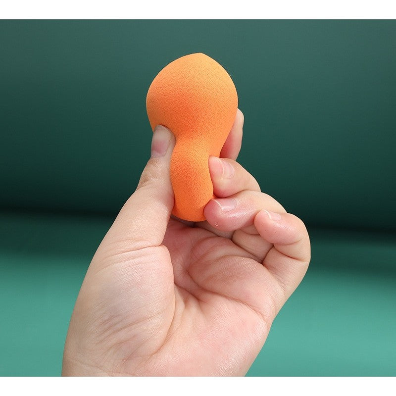 Set 2 Buretei de Machiaj, Flippy, Puternic Absorbant, Utilizare Umeda si Uscata, din Poliuretan, 4 x 6 cm, Multicolor