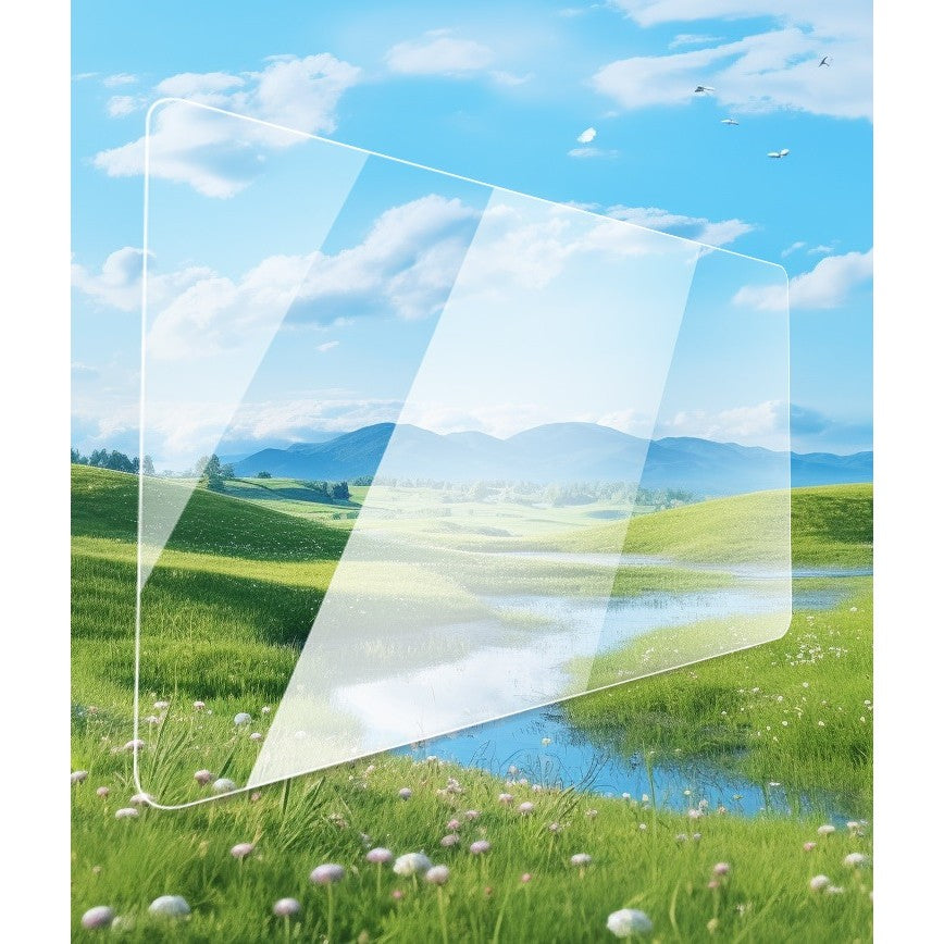 Set 2 Folii de Sticla Securizata, Flippy, Compatibila cu Tesla Model 3 / Tesla Model Y, Ecran Frontal si Spate, 4K Ultra HD, Anti-amprenta, 2.5D, Transparent - vivimall.ro