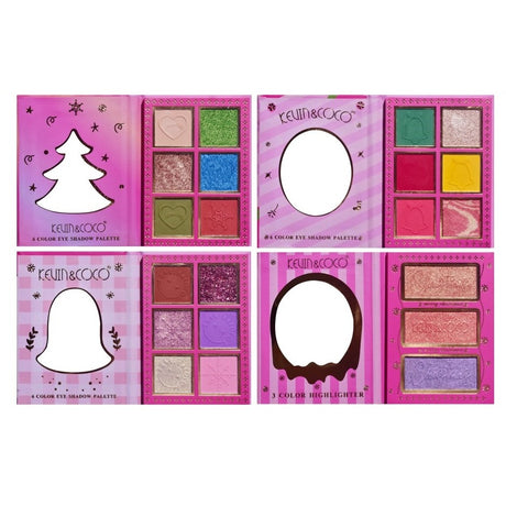 Set 4 Palete Christmas Jingle | HohoGlam - vivimall.ro