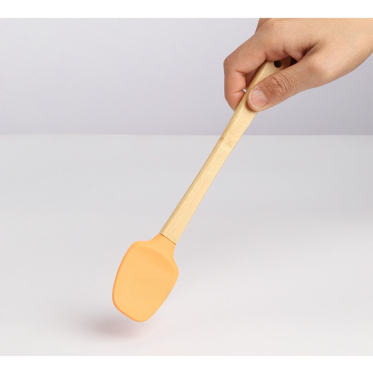 Set 5 Mini Spatule de Silicon Vivimall, pensula, Stejar, Multicolor - vivimall.ro