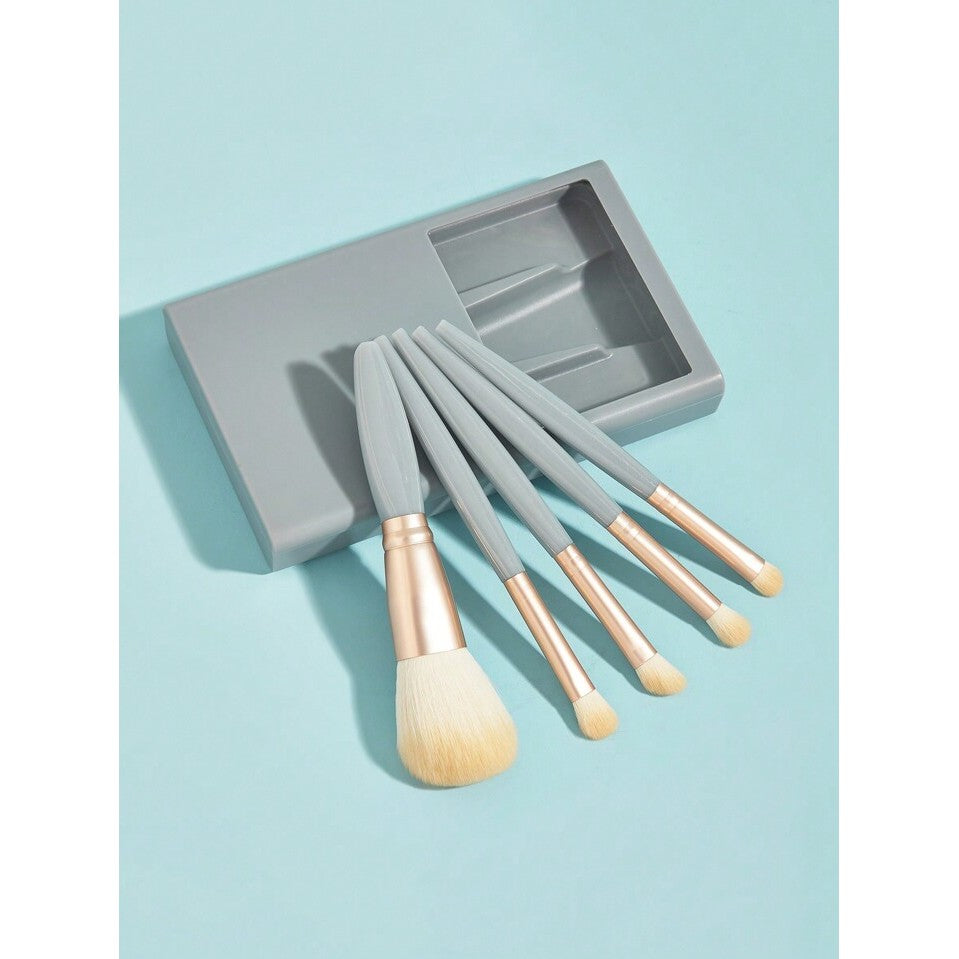 Set 5 Pensule Machiaj cu Oglinda | GlamEssence - vivimall.ro