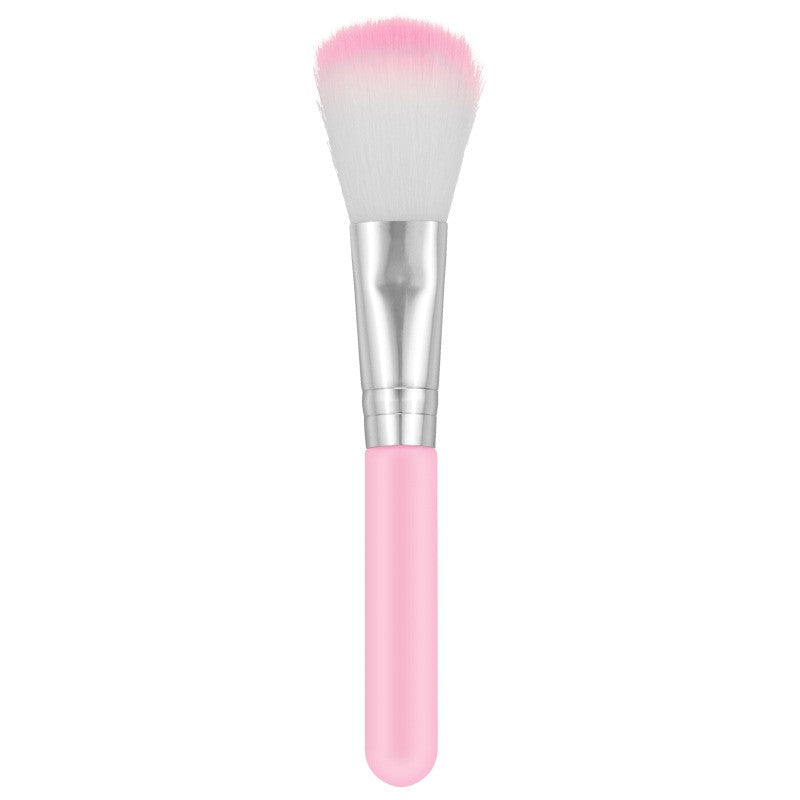 Set 5 Pensule de Machiaj, Flippy, de Voiaj, pentru Fard si Pudra, din Par Sintetic, Roz