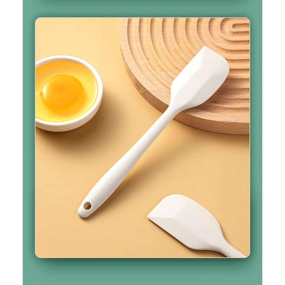 Set 5 Ustensile De Bucatarie, Din Silicon+Inox, Termorezistente, Antiaderente, 28 X 26 X 2 Cm, Alb Maro - vivimall.ro