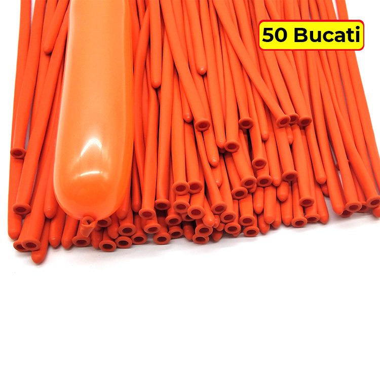Baloane modelaj Flippy portocalii extinse, lungime până la 150 cm, utilizare practică