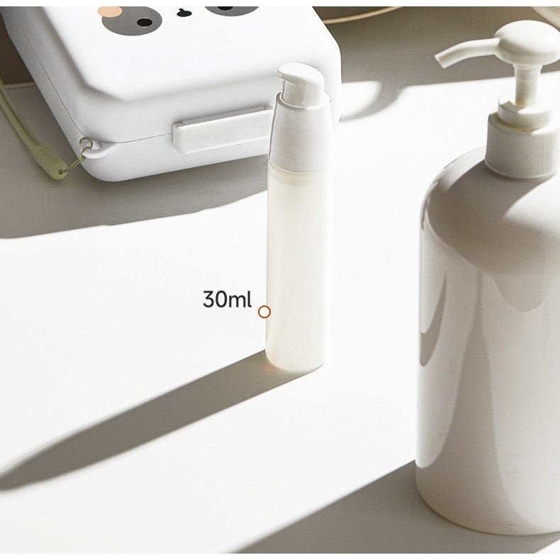 Set 7 Piese de Spalat/Uscat Biberoane, Flippy, Portabil, Peri de Silicon, pentru Tetine, Suzete, Biberoane, Paie, Cutie Inclusa, 16.8 x 12 x 5 cm, Model Catel, Albastru