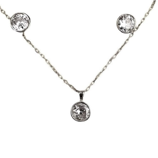 Set Argint 925 Cerc (cercei, lantisor, pandantiv) - vivimall.ro