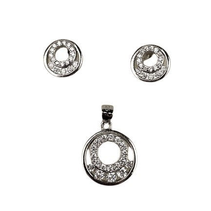 Set Argint 925 Cerc Incadrat - vivimall.ro