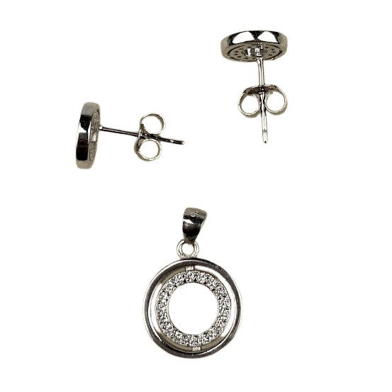 Set Argint 925 Cerculet - vivimall.ro