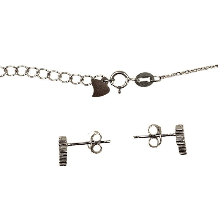 Set Argint 925 Cruce cu Zirconii - vivimall.ro