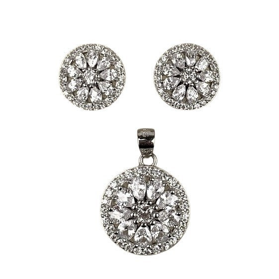 Set Argint 925 Floare - vivimall.ro