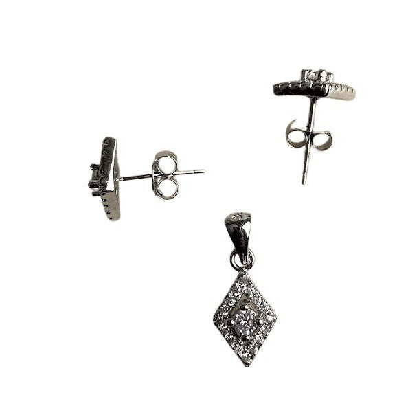 Set Argint 925 Romb - vivimall.ro