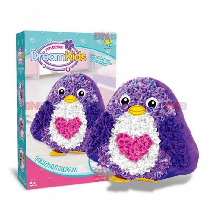 Set creatie perna pentru copii, Dream Kids, Pinguin - vivimall.ro