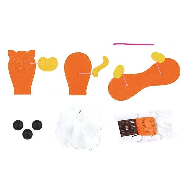 Set creatie perna pentru copii Model 2, Dream Kids, Pisica - vivimall.ro